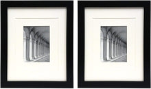 Load image into Gallery viewer, Studio 500 2-Piece Value Pack 11 x 14-inch Black Smooth Wide Bordered Picture Frames