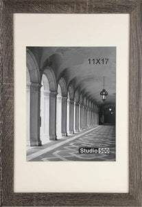 Studio 500 Black or Grey Distressed Picture Frames (11"x17") 6 pieces