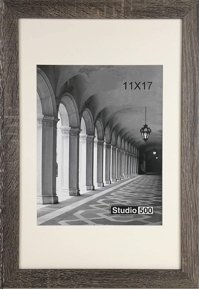 Studio 500 Black or Grey Distressed Picture Frames (11