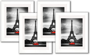 Studio 500 5x7" 8x10" 11x14" 16x20" 12x18" 20x20" Black or White Pine Wood Frames: Luxury Sets