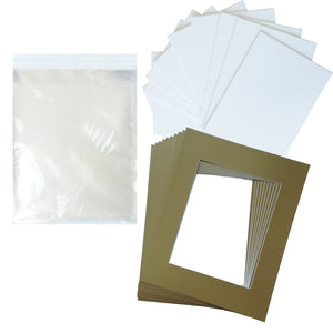 Studio 500 10-Pack Picture Mats for 16"x20" frame with 11"x14" Opening (Various Colors)