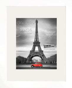 Studio 500 5x7" 8x10" 11x14" 16x20" 12x18" 20x20" Black or White Pine Wood Frames: Luxury Sets