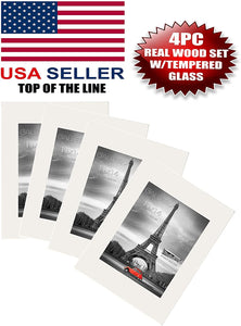 Studio 500 5x7" 8x10" 11x14" 16x20" 12x18" 20x20" Black or White Pine Wood Frames: Luxury Sets