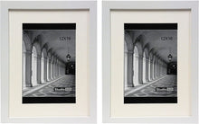 Load image into Gallery viewer, Studio 500 2-Pack Smooth Wide Border Wall Picture Frames Mat for an 8x12 image
