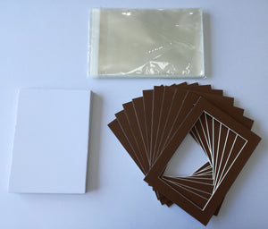 Studio 500 10-Pack Picture Mats for 16"x20" frame with 11"x14" Opening (Various Colors)