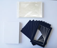 Load image into Gallery viewer, Studio 500 10-Pack Picture Mats for 16&quot;x20&quot; frame with 11&quot;x14&quot; Opening (Various Colors)
