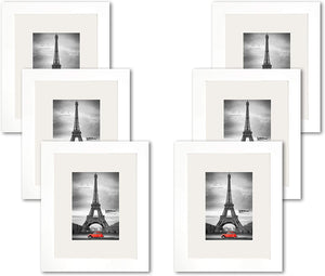 Studio 500 5x7" 8x10" 11x14" 16x20" 12x18" 20x20" Black or White Pine Wood Frames: Luxury Sets