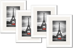 Studio 500 5x7" 8x10" 11x14" 16x20" 12x18" 20x20" Black or White Pine Wood Frames: Luxury Sets