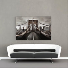 Load image into Gallery viewer, Canvas Wall Art: The Famous Brooklyn Bridge-Image Used in Blue Bloods (24&quot;x20&quot;)
