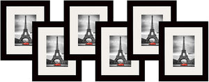Studio 500 5x7" 8x10" 11x14" 16x20" 12x18" 20x20" Black or White Pine Wood Frames: Luxury Sets