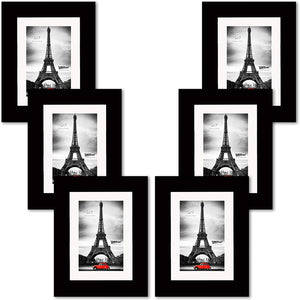 Studio 500 5x7" 8x10" 11x14" 16x20" 12x18" 20x20" Black or White Pine Wood Frames: Luxury Sets