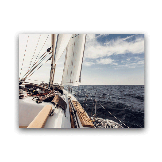 Canvas Wall Art: Yachting on a Sunday Afternoon (48