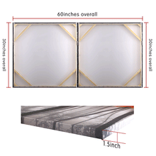 Load image into Gallery viewer, Canvas Wall Art: The Mysterious Forest; 2 panels (total size 60&quot;x30&quot;)
