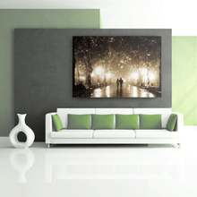 Load image into Gallery viewer, Canvas Wall Art: A Stroll Down Memory Lane in Central Park (48&quot;x32&quot;)
