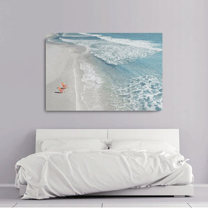 Canvas Wall Art - Hilton Head North Carolina in Color (48"x32")