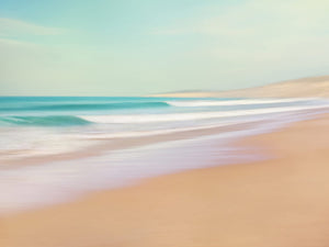 Canvas Wall Art: The Pastel Shoreline (48"x32")