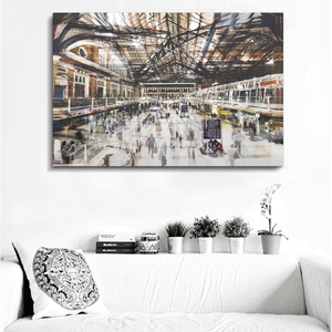 Canvas Wall Art: Grand Central Train Station (48"x32")