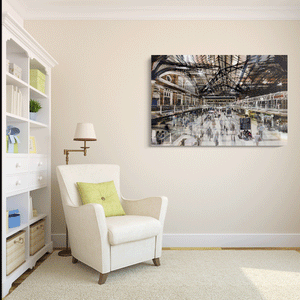 Canvas Wall Art: Grand Central Train Station (48"x32")