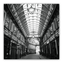 Load image into Gallery viewer, Canvas Wall Art: The Famous Leadenhall Market in London (32&quot;x32&quot;)
