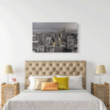 Load image into Gallery viewer, Canvas Wall Art: NYC Skyline at Night (48&quot;x32&quot;)
