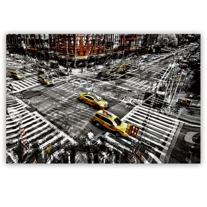 Canvas Wall Art: NYC Yellow Cabs (48