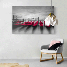 Load image into Gallery viewer, Canvas Wall Art: The Pier in Venice, Italy (48&quot;x32&quot;)
