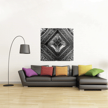 Load image into Gallery viewer, Canvas Wall Art: Within the Eiffel Tower&quot; (32&quot;x32&quot;)
