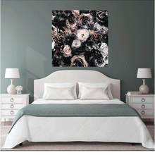 Load image into Gallery viewer, Canvas Wall Art: Nature&#39;s Beauty, a Bunch of Roses Painting (36&quot;x36&quot;)
