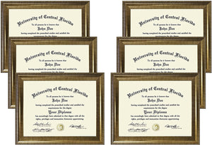 STUDIO 500 6-Pack Executive Picture Frames, 8.5"x11" 11"x14"