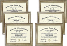 Load image into Gallery viewer, STUDIO 500 6-Pack Executive Picture Frames, 8.5&quot;x11&quot; 11&quot;x14&quot;

