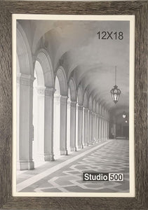 Grey Distressed Wide Border Picture Frames (Various sizes)