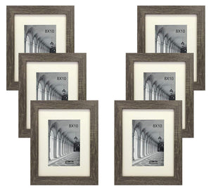 Grey Distressed Wide Border Picture Frames (Various sizes)