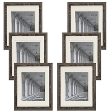 Load image into Gallery viewer, Grey Distressed Wide Border Picture Frames (Various sizes)

