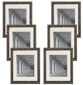 Grey Distressed Wide Border Picture Frames (Various sizes)