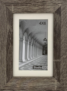 Grey Distressed Wide Border Picture Frames (Various sizes)