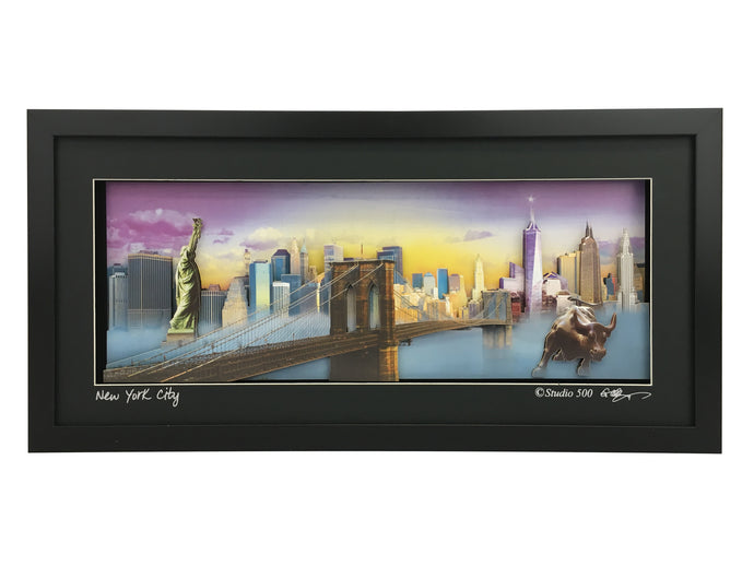 3D Pop-Up Wall Art: NYC Skyline at Daytime (24