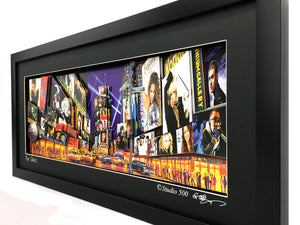 3D Pop-Up Wall Art: Pop Stars in Times Square (24"x10.5")