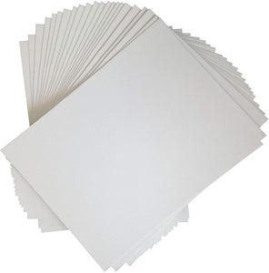 25-Packs of White Over Black and White Over Red Double Picture Mats with Openings in Various Sizes