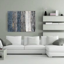 Load image into Gallery viewer, Canvas Wall Art: The Wall of Waves Abstract Painting (48”x36”)
