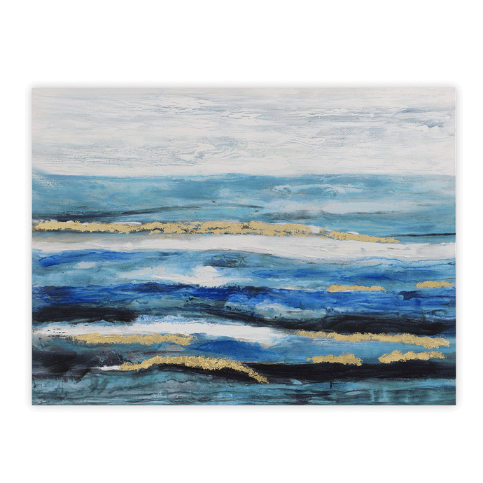 Canvas Wall Art: The Ocean in Abstract Painting (48