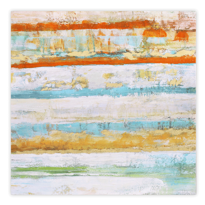 Canvas Wall Art: Land and Sea Abstract Painting (36
