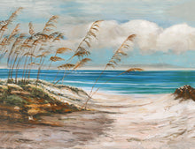 Load image into Gallery viewer, Canvas Wall Art: A Look by the Sea Abstract Painting (48&quot;x36”)
