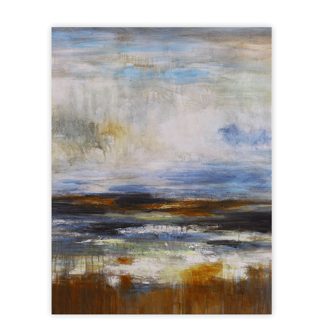 Canvas Wall Art: The Land in Abstract Painting (32