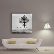 Load image into Gallery viewer, Canvas Wall Art: The Deer Under a Tree (32&quot;x32&quot;)
