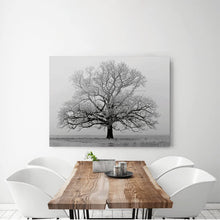 Load image into Gallery viewer, Canvas Wall Art: Nature&#39;s Beauty of the Lonesome Tree in Winter (48&quot;x32&quot;)
