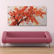 Load image into Gallery viewer, Canvas Wall Art: The Red Leaves Painting (60&quot;x30&quot;)

